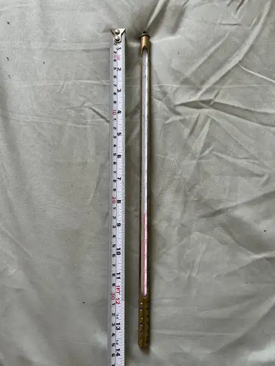 Vintage Brass Temperature Thermometer Gauge, View more