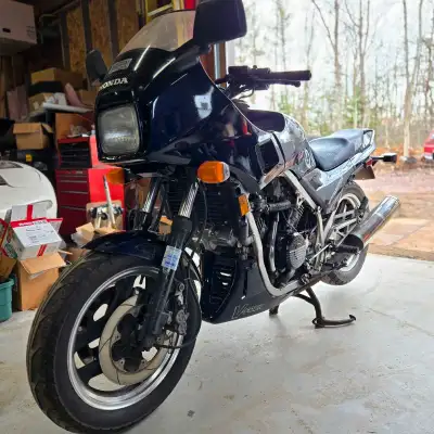 Own a piece of motorcycle history. Completely gone over last summer, tank, front fairing and front f...