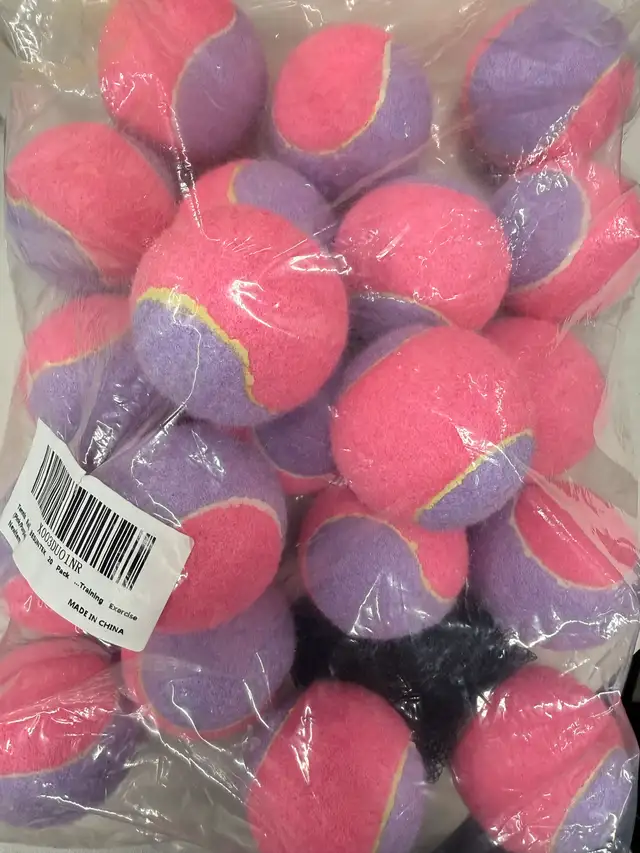 BESUNTEK Tennis Ball 20 per pack (Pink/Purple) - Brand New62864362246019128