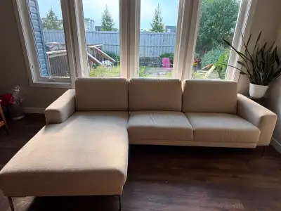 Section couch with chaise for sale, View more