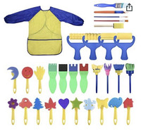 Paint Sponges for Kids 31 pcs of Fun Paint Brushes for Toddlers