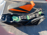 Arctic cat seat and gas tank
