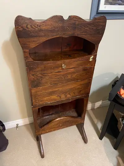 Antique wooden hutch, View more