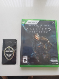 The Callisto Protocol Day One Edition with sealed Collector Pin