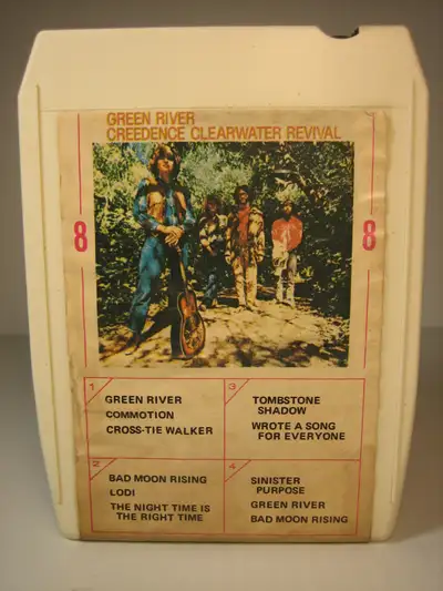 CREEDENCE CLEARWATER REVIVAL - GREEN RIVER 8 - TRACK TAPE C.C.R., View more