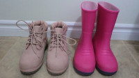 Girls Boots, Size 3, EUC, each pair for $10