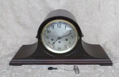 1920 SETH THOMAS 113 WESTMINSTER CHIME 8 DAYS LARGE MANTEL CLOCK, View more
