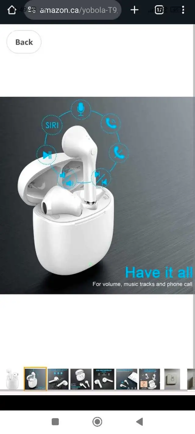 Wireless Earbuds Bluetooth 5.3 Headphones in Ear with 50H Playti63611959010689121