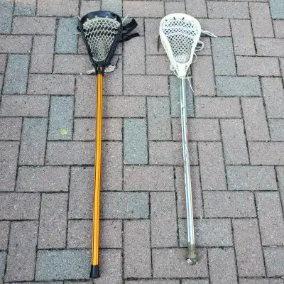 2 Lacrosse Sticks 40"  WARRIOR $100 and 42" GAIT  $100  , View more