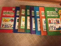 Vintage Sesame Street Dictionary Set
