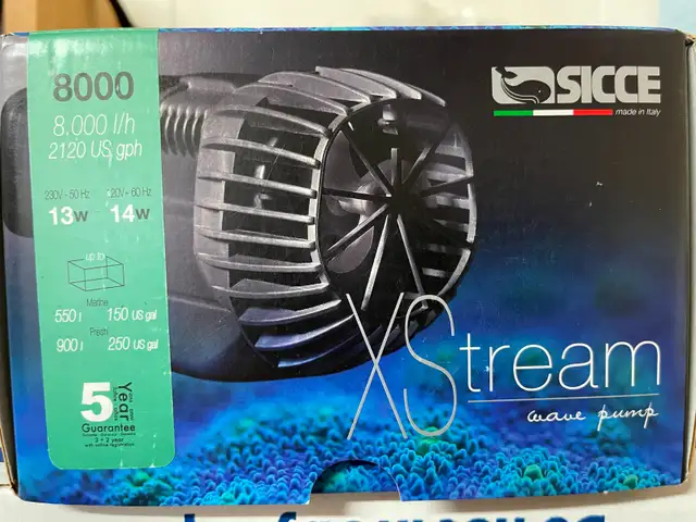 Sicce XStream 8000 Water Pumps - 2120GPH in Accessories in Owen Sound - Image 2