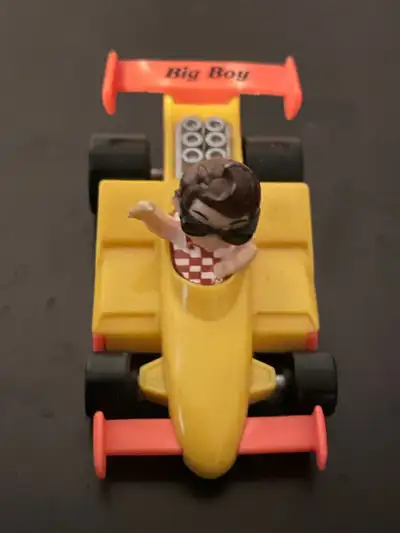 For sale $20 Vintage 1990 Frisch's Big Boy racing car Kids meal toy Made in China Elias Brothers Res...