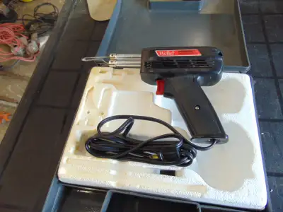 WELLER UNIVERSAL 140/100 SOLDERING GUN WITH CASE WORKS CALLING BEST WAY TO CONTACT check pictures pa...