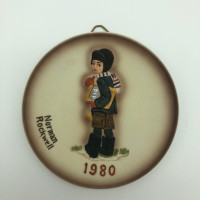 Vintage Norman Rockwell Small Display Plate