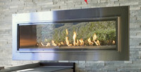 Indoor/Outdoor Natural Gas Fireplace