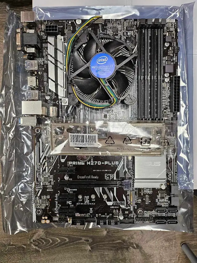 Intel Core i5-6600 Quad-Core and Asus Motherboard