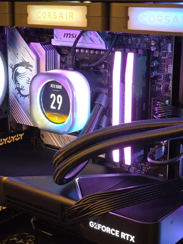 RTX 5090, 9950X3D Gaming PC High End Top Spec Corsair Build64744750437505123