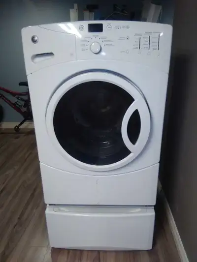 laveuse piedestal General Electric GE washing machine pedestal, View more