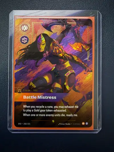 Sivir, Battle Mistress - SFD 250/221 Overnumber (Riftbound TCG), View more