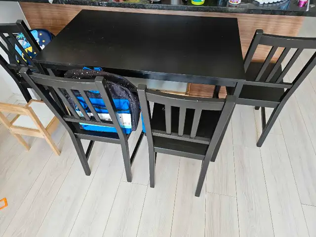 IKEA TABLE AND CHAIR HAUGA / STEFAN63611955902083121