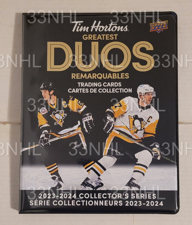 2023-24 UD TIM HORTONS GREATEST DUOS BASE+ALBUM +LN+FF+RC+RR SET in Arts & Collectibles in City of Toronto - Image 2