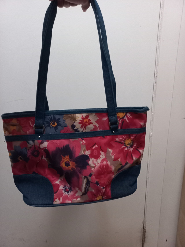 Hand bag pink and blue in Women's - Bags & Wallets in Ottawa