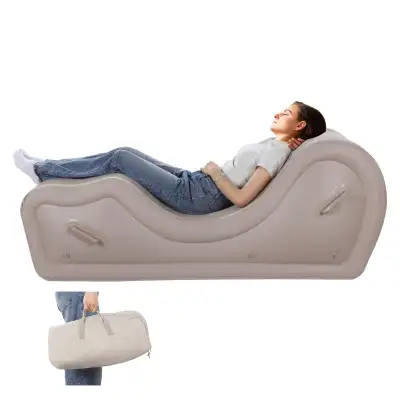 Inflatable Yoga Chaise Lounge Reading Chair, View more