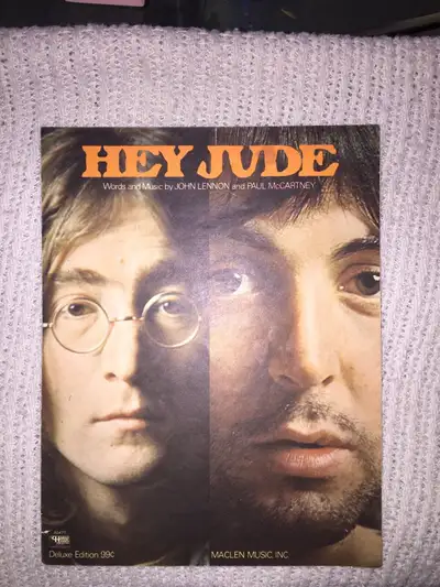The Beatles - Hey Jude (Original Sheet Music) (c) May 1968, View more