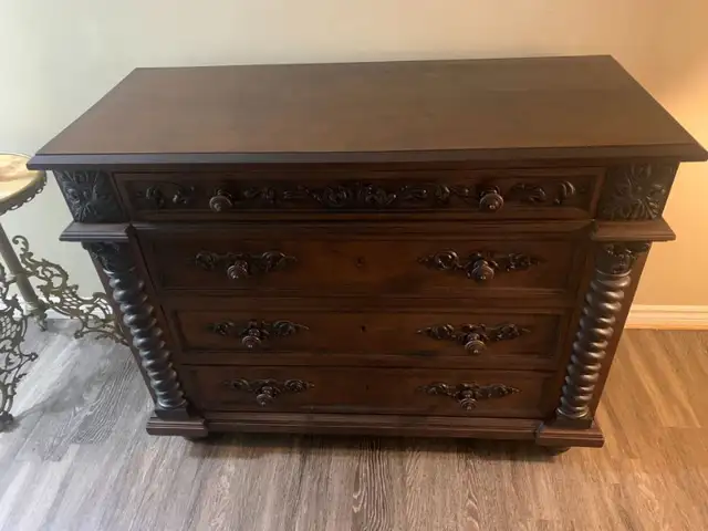 ANTIQUE HAND CARVED EUROPEAN MASSIVE DRESSER $2495 FIRM in Dressers & Wardrobes in City of Toronto - Image 5