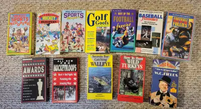 Collection of Man Cave VHS tapes, View more