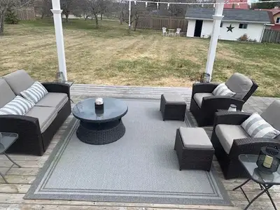 High Quality Patio Furniture Set with Accessories- Great Value, View more