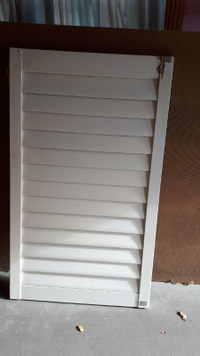 Wooden Window Shutters- White