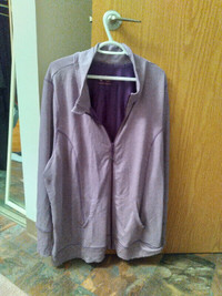 5X purple jacket w/ pockets