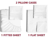 White Hotel Sheet Set- 4pcs on sale** Brand New ** Store Closed 