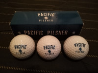 Set of 3 New Pilsner Golf Balls