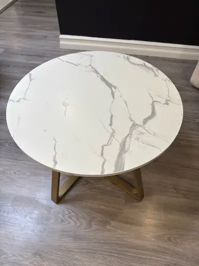 Faux marble table, View more