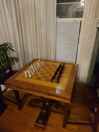 Wooden Chess Table