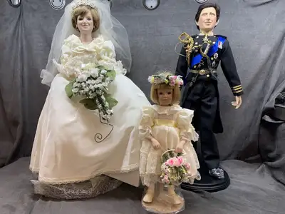Danbury Mint Royal Wedding Porecelain Princess Diana, View more