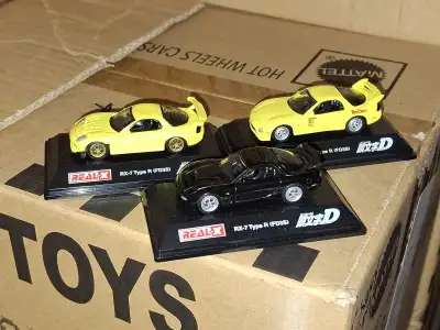 Mazda RX-7 Type R Initial D 1/72 Real-X lot of 3, View more