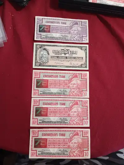 Canadian Tire 75th  money, View more