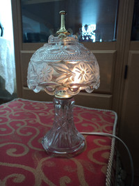 Vintage Crystal mini table lamp