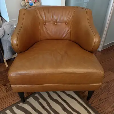 Brown Leather Armchair, View more