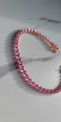 Pink Sapphire bracelet