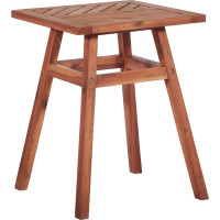 Patio Wood Side Table - Brown - Walker Edison