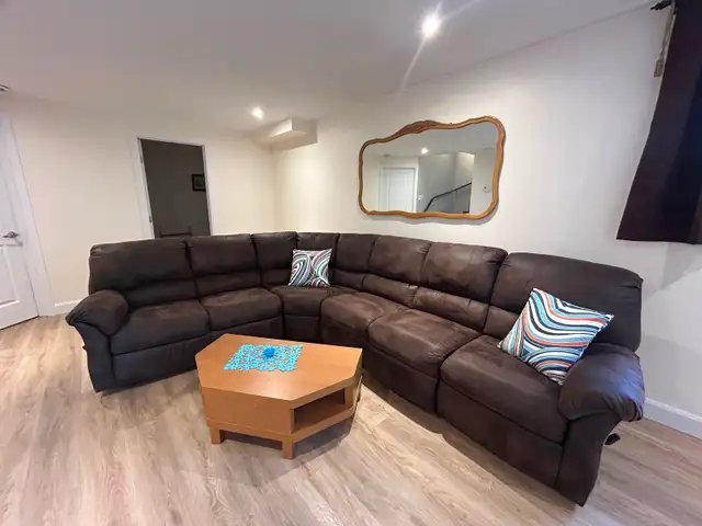 C Sectional Reclining Sofa
