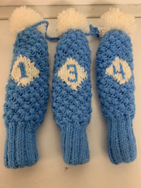 KNITTED GOLF CLUB COVERS