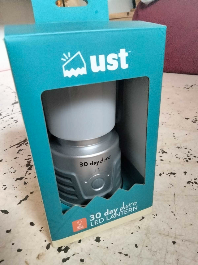 NEW 30 day LED lantern, battery powered, made by UST Gear in General Electronics in Yarmouth - Image 2