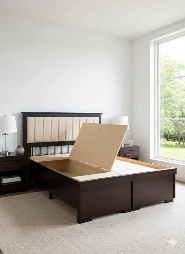 Queen bed frame with free delivery in Beds & Mattresses in Downtown-West End - Image 6