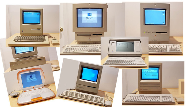 Vintage Apple Macintosh-iMac-PowerMac-Mini-PowerBook dans Ordinateurs de bureau  à Ville de Montréal
