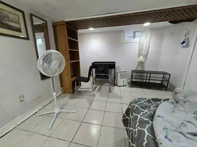 Location: Danforth Ave & Sibley Ave Toronro East York A master bedroom with window, fully furnished,...